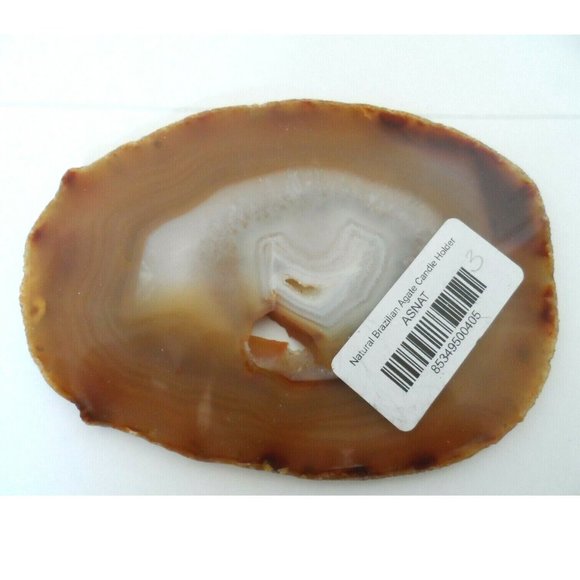 COCO by Stone - Natural Agate Coaster / Candle Holder - Picture 3 of 3